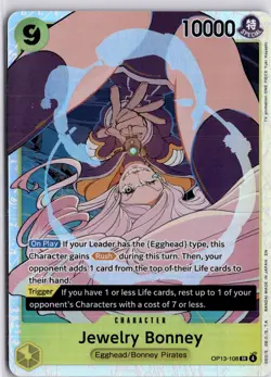 OP13-108 SR Foil Jewelry Bonney, One Piece TCG Carrying On His Will English - Image 3
