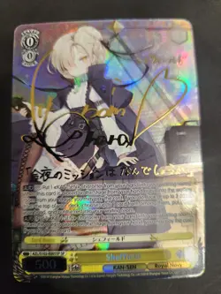 Weiss Schwarz Sheffield AZL/S102-E005SP Azur Lane English Edition Gold Sig. - Image 1