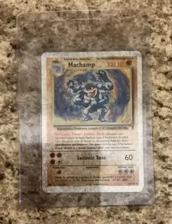 Pokemon TCG Machamp Legendary Collection Reverse Holo Holo Rare Card 15/110 - Image 1