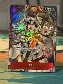 Pell Alternate Art OP04-013 SR FOIL Kingdoms of Intrigue One Piece Card Game - Image 1