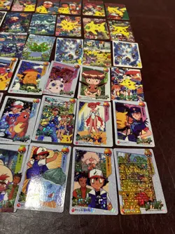 Rare Pokemon Vintage Pocket Monsters Vending HOLO Prism Sticker (36 Cards) - Image 4