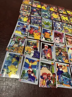 Rare Pokemon Vintage Pocket Monsters Vending HOLO Prism Sticker (36 Cards) - Image 5