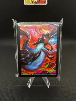 Pokemon Phantasmal Flames Mega Charizard X UPC Trading Card Sleeves and Deck Box - Image 3