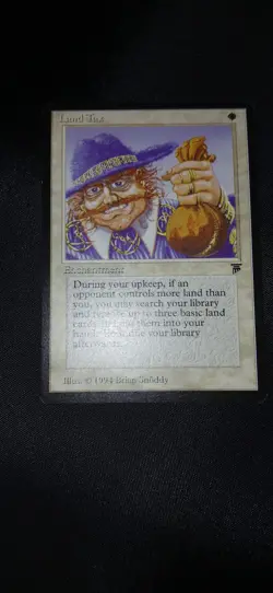 Mtg Legends 1994 English Nm Lp Land Tax Vintage Magic The Gathering Card - Image 1