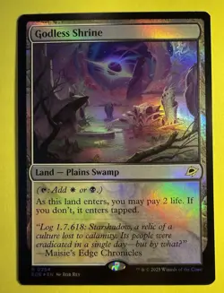 Magic ~ Godless Shrine #254 Foil ~ Edge of Eternities ~ Pack Fresh - Image 1