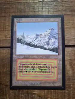 MTG - Magic The Gathering - Taiga -Collectors Edition Sharp Corners NM - Image 1