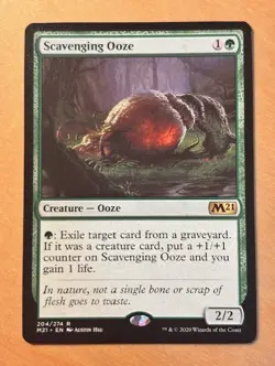 Magic the Gathering MTG Scavenging Ooze M21 Core Set 2021 LP - Image 1