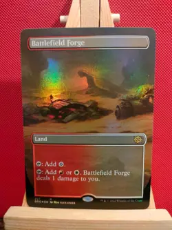 Battlefield Forge FOIL (Borderless) - The Brothers' War - Rare - NM - MTG - Image 1