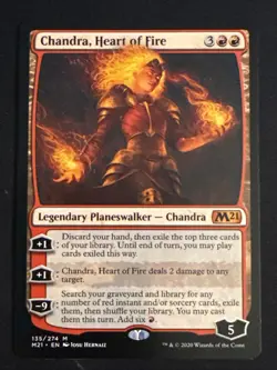 1x Chandra, Heart of Fire (135) Core Set 2021 LP MTG Magic the Gatheirng x1 MKE - Image 1