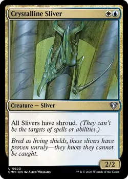 Crystalline Sliver: MtG Magic the Gathering Commander Masters Uncommon - Image 1