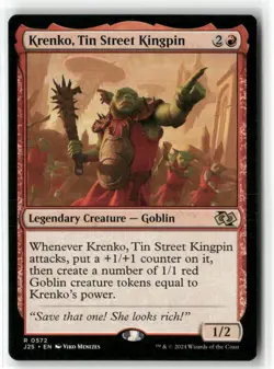 Krenko, Tin Street Kingpin Foundations Jumpstart Anime NM - Image 1