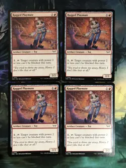 Ragged Playmate x 4 - Duskmourn: House of Horror - Magic the Gathering MTG - Image 1