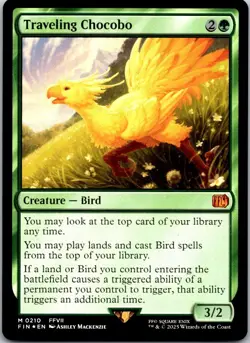 Traveling Chocobo M FINAL FANTASY 210 FOIL NM - Image 1