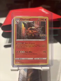 Pokemon Go TCG Charizard 010/078 Holo Rare Foil Stamped Card - Image 1