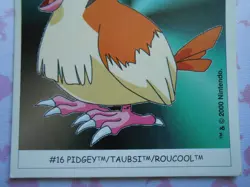 ROUCOOL / PIDGEY #16 - DUNKIN BOOMER 2000 - CARTE POKEMON - TRES BON ETAT - Image 3