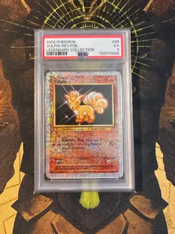 Pokemon Vulpix 98/110 Legendary Collection Reverse Holo PSA 5 - Image 1