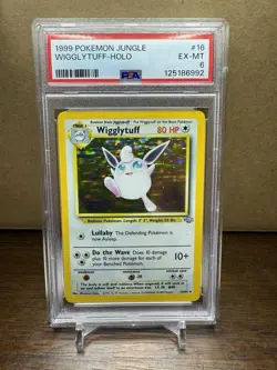 Pokemon TCG Wigglytuff Jungle 16/64 Holo Unlimited PSA 6 - Image 1