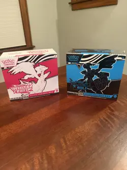 Pokemon Black Bolt and White Flare Elite Trainer Box ETB Set of 2 - Image 1