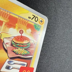 Pikachu Promo Mcdonald's 020/M-P Pokemon Card Japanese 2025 VG - Image 4