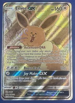 Eevee GX SM233 Full Art Holo Pokemon TCG Sun and Moon Black Star Promo - Image 1
