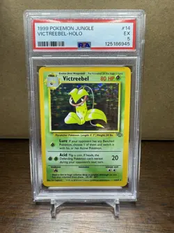 1999 Pokemon Jungle Victreebel 14/64 Holo PSA 5 - Image 1