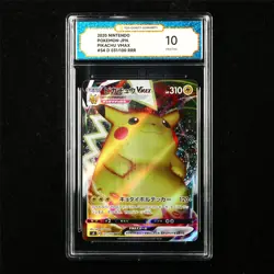 TQG 10 PRISTINE 2020 Pokemon JPN Pikachu VMAX 031/100 RRR - Image 1