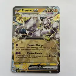Pokemon TCG SV-Paradox Rift Mewtwo EX #58/182 Double Rare - Image 1