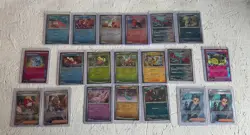 Pokemon TCG Prismatic Evolutions 20x Card Bundle, Including 6x Masterball Holo's - Image 1