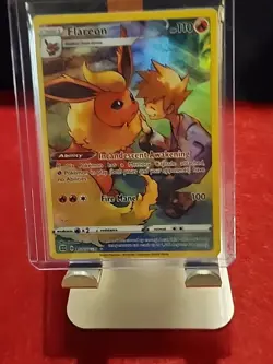 FLAREON- Brilliant Stars TG01/TG30, NM-M, FULL ART RARE, HOLO, POKEMON CARD TCG - Image 1