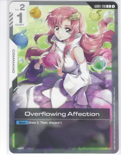 Overflowing Affection - GD01-118 UC Gundam Card Game - Near Mint/Mint - Image 1