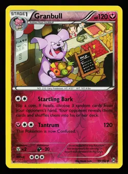 Granbull 99/162 Reverse Holo BREAKthrough Pokemon Card - Image 1