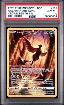 PSA 10 Galarian Articuno SWSH282 SWSH: Sword & Shield Promo Cards Holo - Image 1