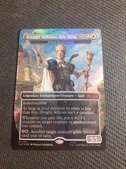 MTG Dwight Schrute, Hay King - Heliod, Sun-Crowned (Foil) Secret Lair The Office - Image 1