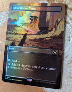 MTG Bleachbone Verge, Aetherdrift NM Borderless FOIL - Image 1