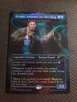 Magic: The Gathering Dwight, Assistant (to the) King, The Office Foil - Image 1