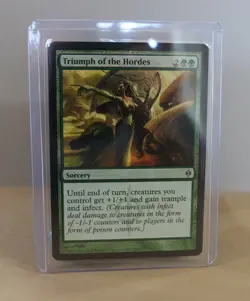 Triumph of the Hordes - MTG New Phyrexia Regular (Near Mint Condition) - Image 1