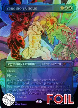 MTG Vendilion Clique (118) | NM Foil | Secret Lair Faerie, Faerie... {SLD} - Image 1