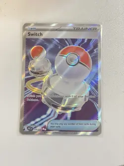 Switch 123/094 Holo Full Art Ultra Rare ME Phantasmal Flames Pokemon TCG NM - Image 1