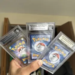 Beckett Graded 7.5 - 9.5 Lot Of 3 Pokemon Cards - Image 2