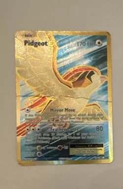 Pidgeot EX 104/108 Evolutions Full Art Ultra Rare Holo Pokemon Card DMG - Image 1