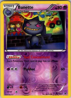 Banette (31) 31/108 XY - Roaring Skies Pokemon TCG LP-NM - Image 1