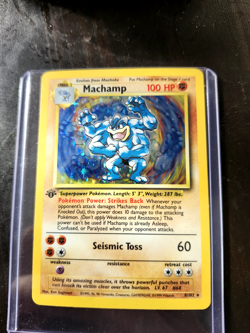Pokemon TCG Machamp Base Set 8/102 Holo Unlimited Holo Rare - Image 1