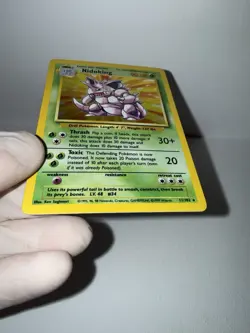 Pokemon Nidoking Base Set Holo Rare 11/102 English 1999 WOTC Copyright - Image 3