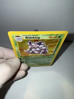 Pokemon Nidoking Base Set Holo Rare 11/102 English 1999 WOTC Copyright - Image 4