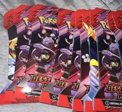 Pokemon TCG Destined Rivals Sleeved Booster Packs Sealed 10 sleeved Pack Lot S&V - Image 3