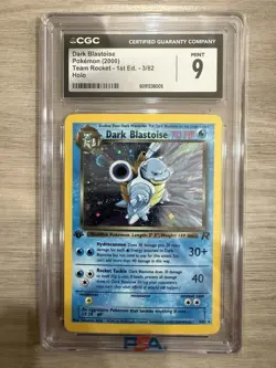 2000 Pokemon Dark Blastoise 1st Edition CGC 9 Mint Holo #3 - Image 1