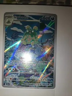 Pokemon TCG Garbodor SV04: Paradox Rift 204/182 Illustration Rare Holo Stage 1 - Image 1