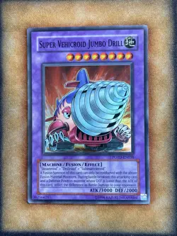 Yugioh Super Vehicroid Jumbo Drill POTD-EN036 Super Rare NM - Image 1