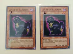 2x A Cat of Ill Omen PGD-070 Pharaonic Guardian Unlimited LP - Image 1