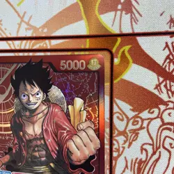 One Piece English Monkey.D.Luffy ST01-001 Leader Foil - Near Mint - Image 4